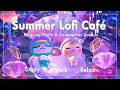 【あつ森BGM】Summer Lofi Café Jazz Mix|ピアノと環境音|作業・勉強・リラックス・睡眠用BGM【3時間】