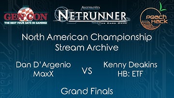 Netrunner - MaxX vs. HB: ETF - GenCon 2016 NA Championship - Grand Finals