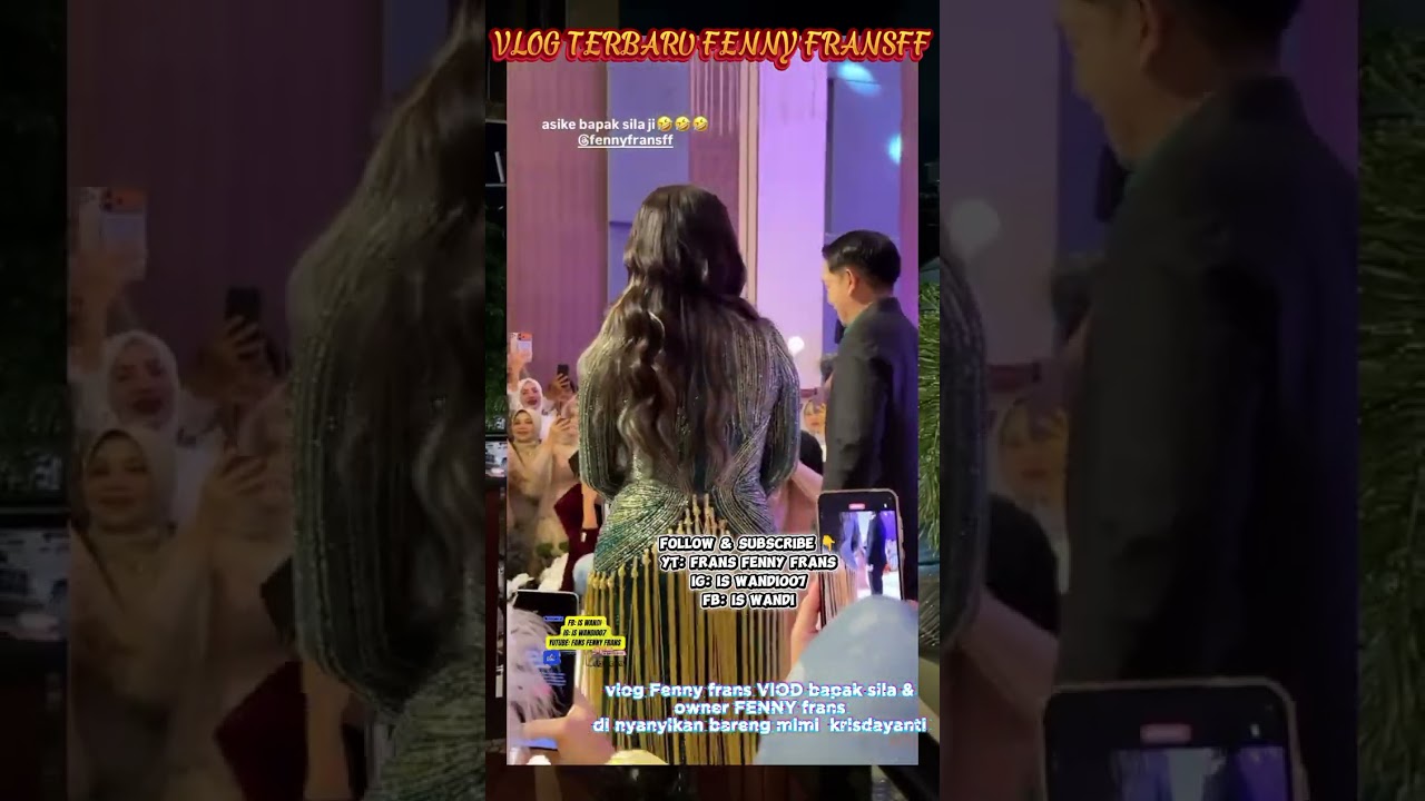 Vlog terbaru fanny fransff bareng bapak sila di nyanyin lngsung sama artis mimi krisdayanti