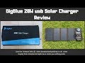 BigBlue 3 USB Ports 28W Solar Charger review