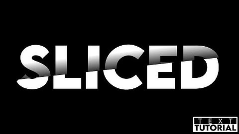 How To Make Sliced Text In Android | Make with pixellab and ps touch | typography