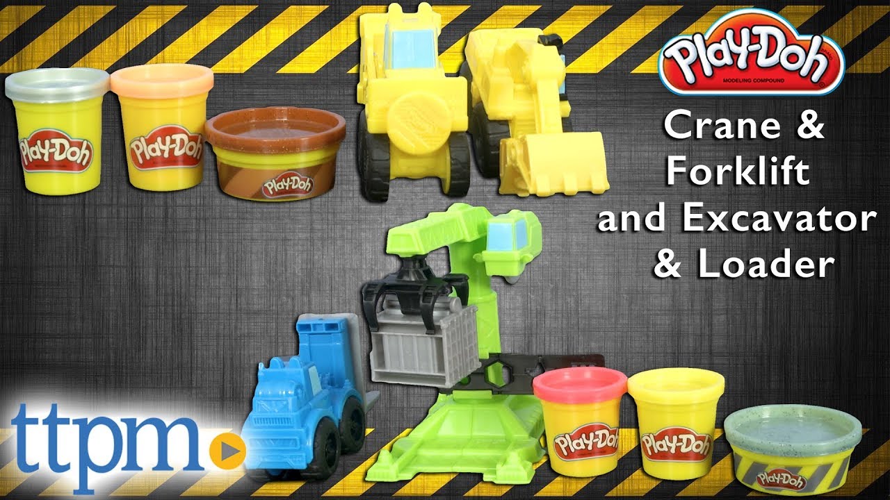 Play-Doh Wheels Excavator and Loader Toy Construction Trucks 1051 for sale online 