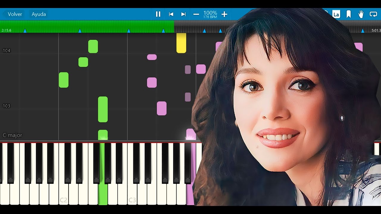 Gilda / No Me Arrepiento De Este Amor / Piano Tutorial