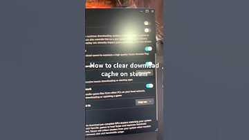How to clear download cache on steam
