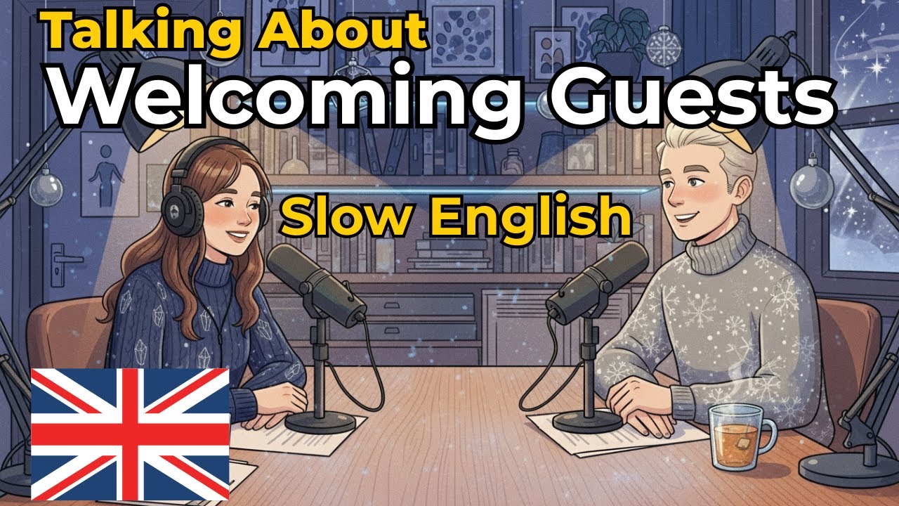 How to Welcome Guests to Your Home in English  English Conversation Practice