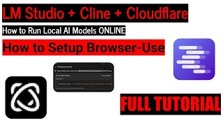How to Setup Browser-Use | How to Run Local AI Models Online | LM Studio + Cline + Cloudflare screenshot 2