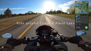 Ride around Coeur d'Alene Lake