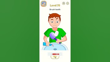 DOP2 Level 78 💢 Brush teeth #dop2 #level #gameplay #mobilegame #shortgame #memes #ytshorts
