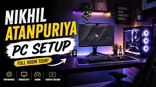 NIKHIL ATANPURIYA PC SETUP 🔥 Full Room Tour 2026 | Budget Gaming Setup + RGB Setup