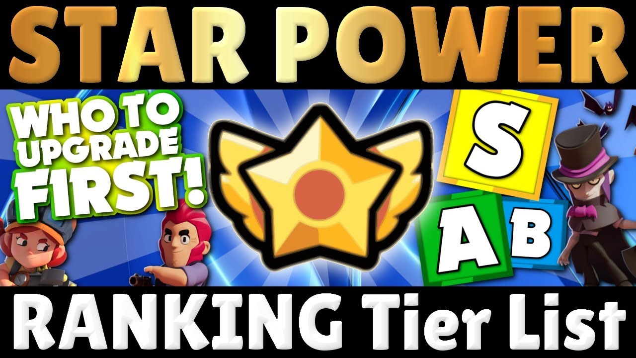 Which Brawlers To Upgrade First Every Star Power Explained Star Power Tier List Youtube - prima versione brawl stars