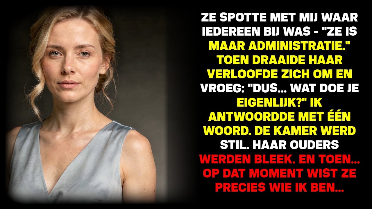 Ik was de bruidsmeisjes van mijn zus zat te woord te staan toen ze me hardop afserveerde voor de halve zaal. ‘Marissa is administratie, weet je, beneden bij het gerechtsgebouw. Gewoon papierwerk.’...