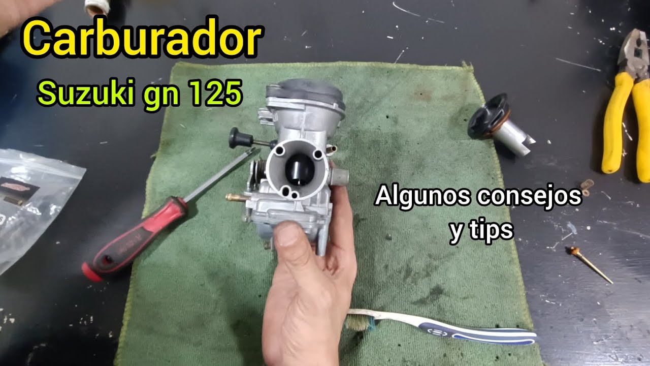 falla del carburador del suzuki gn 125