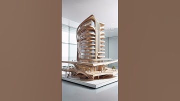 Architecture Model Visualization AIE 8: Sculpted Flow #shorts #architecture #ai