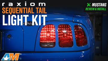 1996-2004 Mustang Raxiom Sequential Tail Light Kit - Plug-and-Play Review & Install