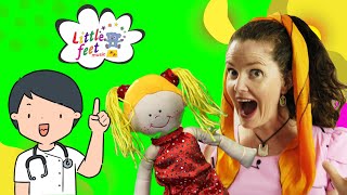 Miss Polly Had a Dolly | Kids Songs Nursery Rhymes | What's in the Doctor's Bag? | Little Feet Music