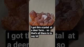 I show a crystal
