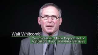 NASS PSA Walt Whitcomb, Commissioner, Maine Department of Agriculture, Food and Rural Resources