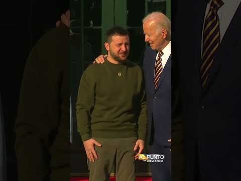 🇺🇦 🇺🇸 El presidente Joe Biden recibe a Volodymyr Zelensky en la Casa Blanca