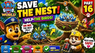 PAW Patrol World Bird Nest Rescue! 🐦 Build the Nest | Jungle Mission | Part 16 screenshot 1