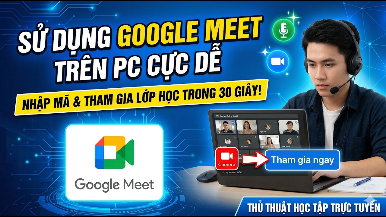 H ng d n s d ng google meet tr n m y t nh how to use google meet on