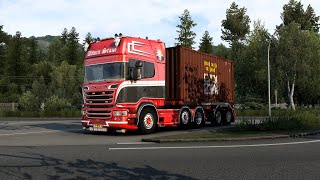 ["euro truck simulator 2", "american truck simulator", "peterbilt", "freightliner", "kenworth", "volvo", "iveco", "scania", "engine sound", "kriechbaum", "v8 scania"]