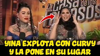 Yina explodes at Curvy and puts her in her place The House of the Famous Live