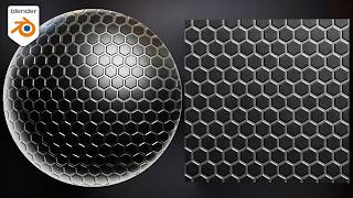 Procedural Metal Hex Tiles Material (Blender Tutorial)