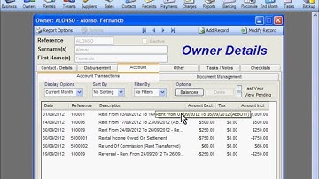 REI Master - Processing charges & payments