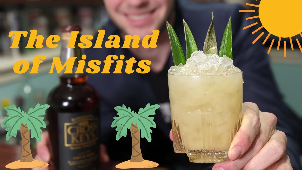 How to make The Island of Misfits Cocktail TROPICAL PEANUT BUTTER COCKTAIL YouTube