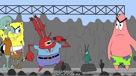 Part four!!! Mr Krabbz vs Plankton “Lyrical clash” (Animation)