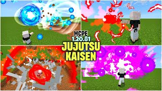 Amazing Jujutsu Kaisen addon you ever seen mcpe 1.20 | jujutsu kaisen addon mcpe 1.20 | jjk addon