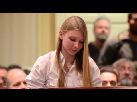 15 year old girl leaves anti-gun politicians speechless