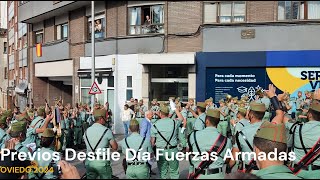 Previos Desfile por el Día Fuerzas Armadas - Oviedo (25 / 05 / 2024)