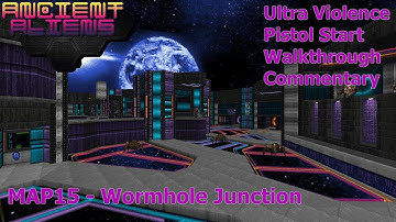 Doom II: Ancient Aliens (Ultra Violence 100%) Walkthrough (MAP15: Wormhole Junction)