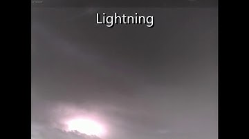 Raspberry Pi Nightlapse - Clouds and lightning