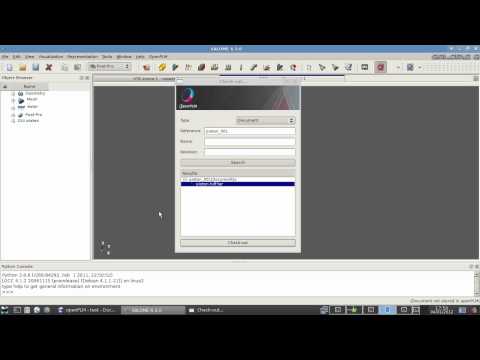 openPLM demo : SALOME MECA / CODE ASTER interface