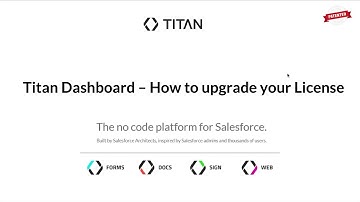 #1 App for Salesforce/ Get Started with Upgrading your Titan License