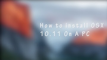 How to install OS X 10.11 El Capitan on a Hackintosh laptop