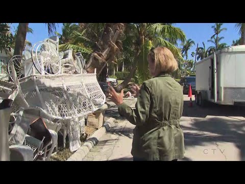 Destruction in Naples, Florida after Hurricane Ian