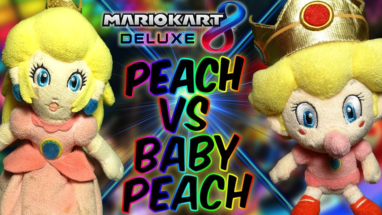 Abm Peach Vs Baby Peach Mario Kart 8 Deluxe Race Battle