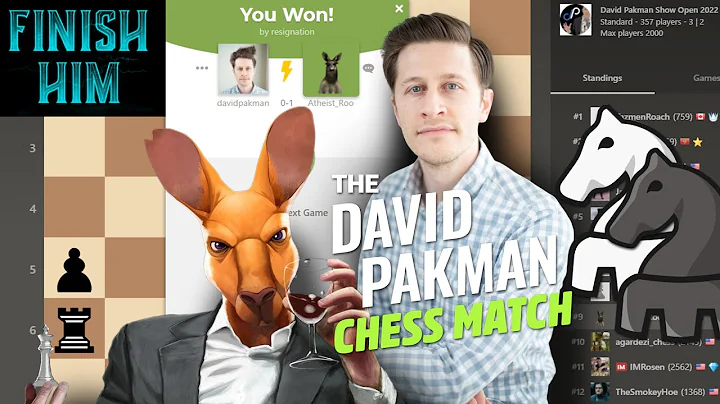 I played a game of chess against David Pakman