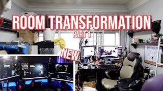 MAKEOVER ROOM INTO A STREAMER ROOM! Part 1 (Sponsored by BenQ)