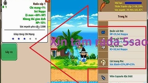 [Ngọc Rồng] Đổi cải trang yardrat cho acc nappa, Đập đồ nappa max max hên, Quá đẹp zai luôn