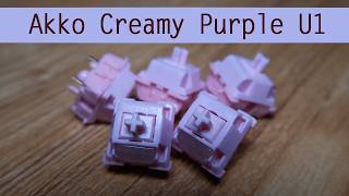 Akko Creamy Purple U1 | A Cheap Holy Panda