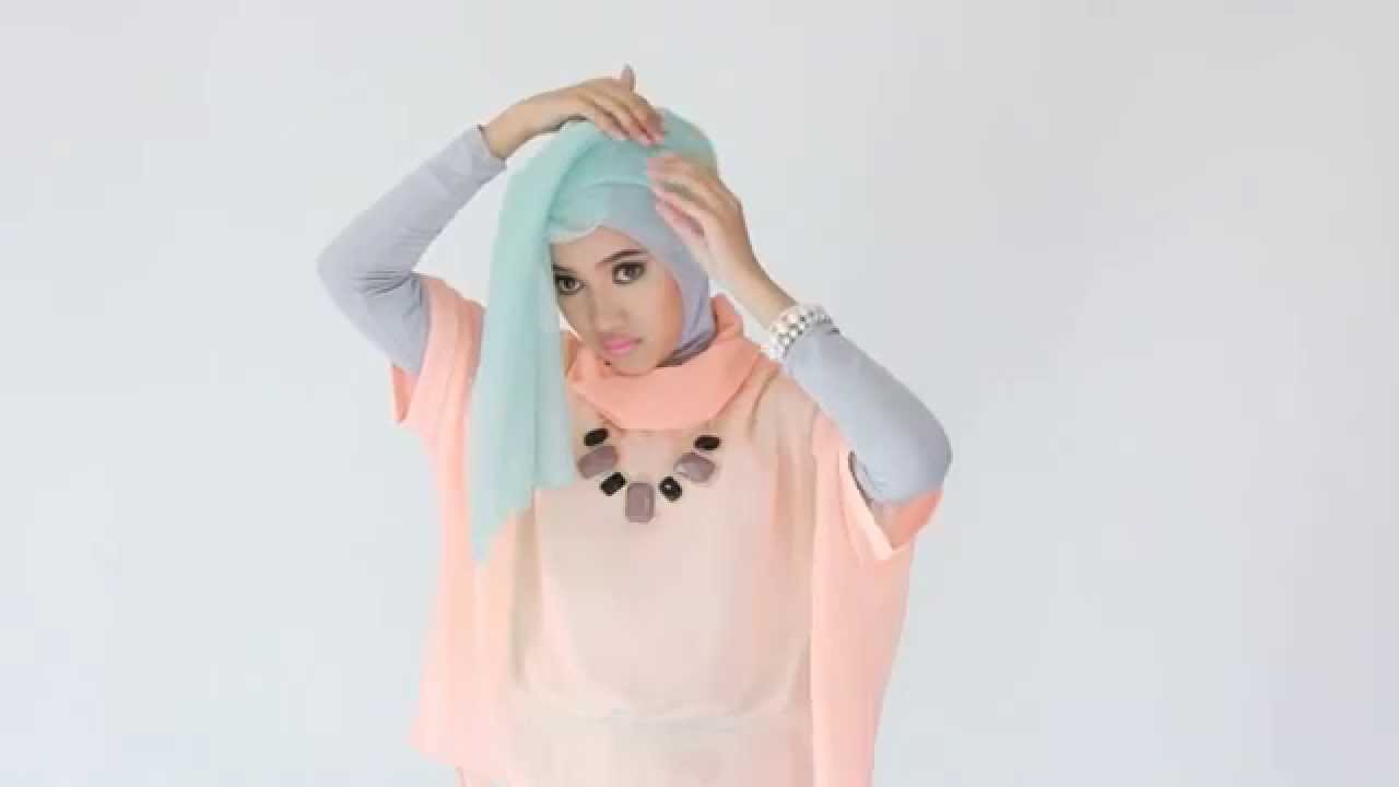 Tutorial Hijab Pesta Party Turban Style YouTube