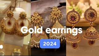 Gold earrings design 2024// balia//Gold tops //@FASHIONSTYLE-fu5jt