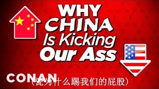 Why China Is Kicking Our Ass: Fatty On An Escalator Edition | CONAN on TBS