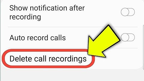 Samsung Mobile Mein Call Recording Kaise Delete Kare | How To Delete Recorded Calls In Samsung