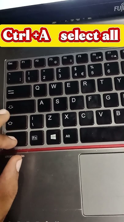Ctrl + A (Select All) Keyboard Shortcut | How to Select All in Windows ...