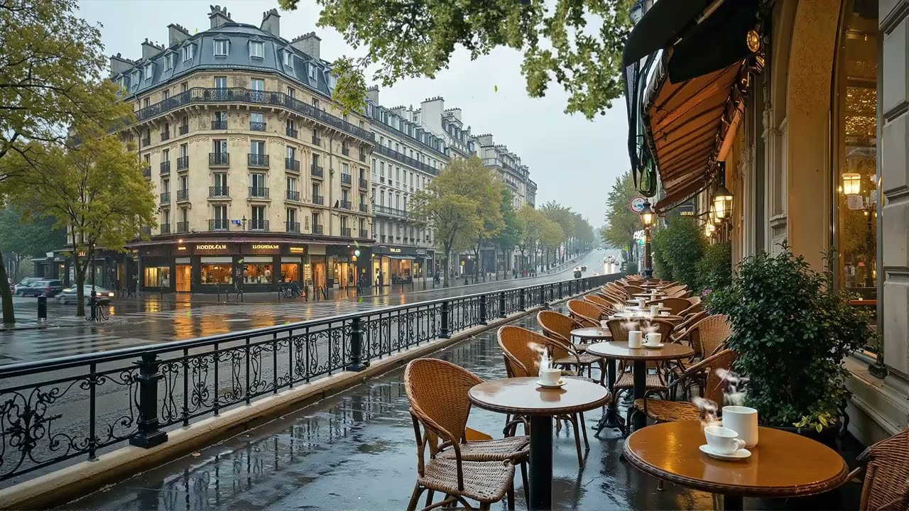 Easy Spring Street Jazz 🌸🎷 Smooth Jazz Background Music for Urban Calm & Coffee Walks